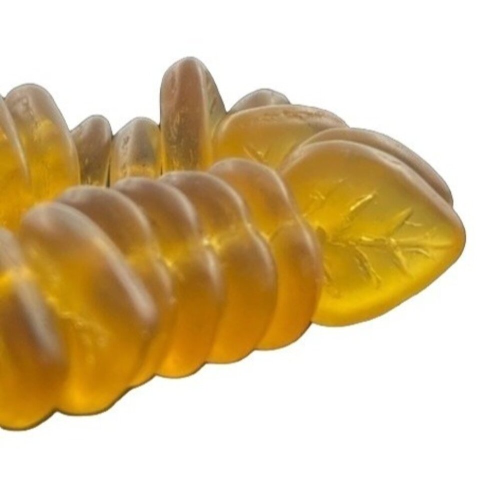 Wild Things Beads 25 Per Strand Leaf Bead Glass Golden Side Drilled Hole Jewelry